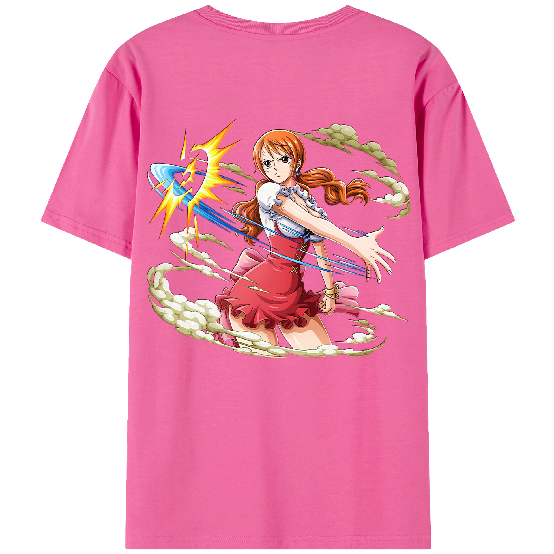 （画像用） ワンピース ナミ ONE PIECE Nami レディース半袖Tシャツ(バックプリント)